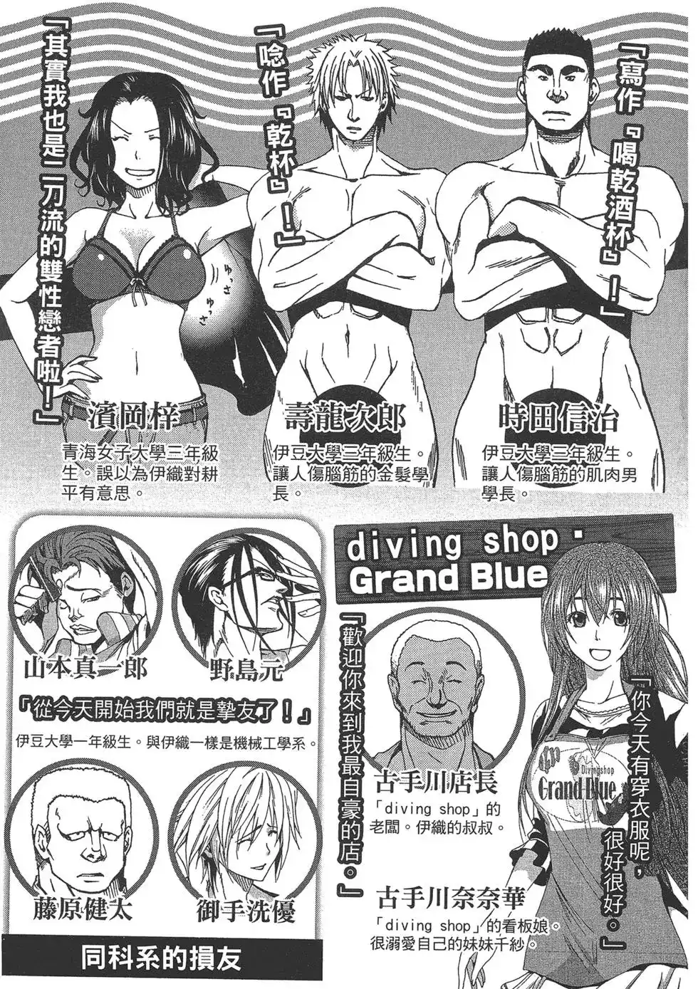 单行本第08卷-GRANDBLUE碧蓝之海-井上坚二 / 吉冈公威（第4张）