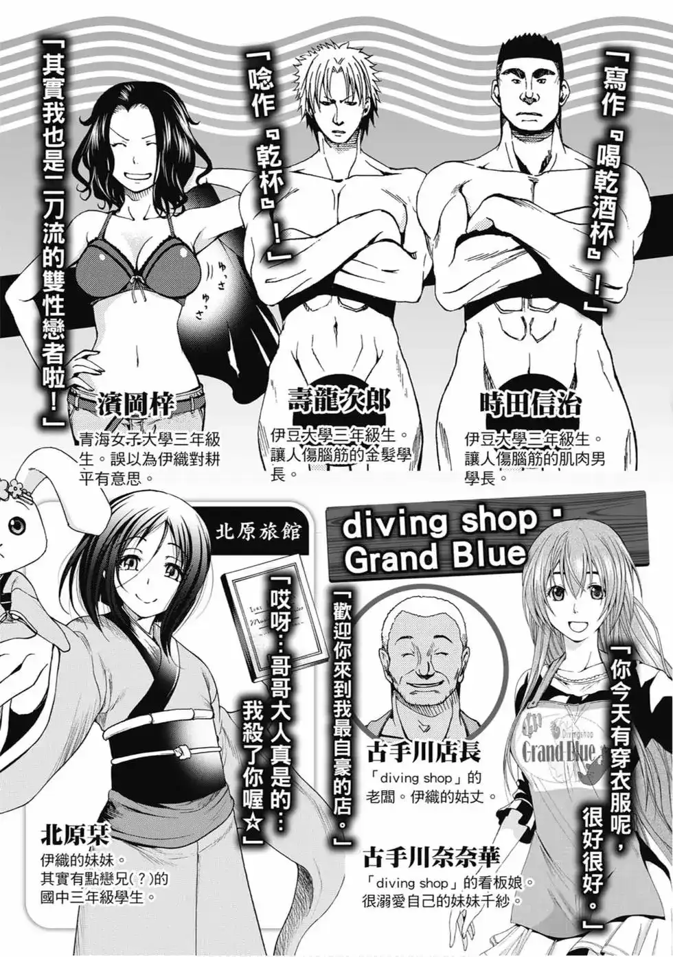 单行本第12卷-GRANDBLUE碧蓝之海-井上坚二 / 吉冈公威（第4张）