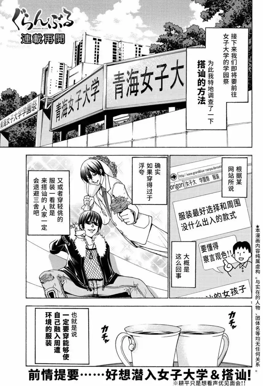 单话第24回-GRANDBLUE碧蓝之海-井上坚二 / 吉冈公威（第1张）
