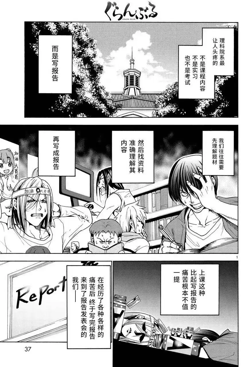 单话第31回-GRANDBLUE碧蓝之海-井上坚二 / 吉冈公威（第1张）