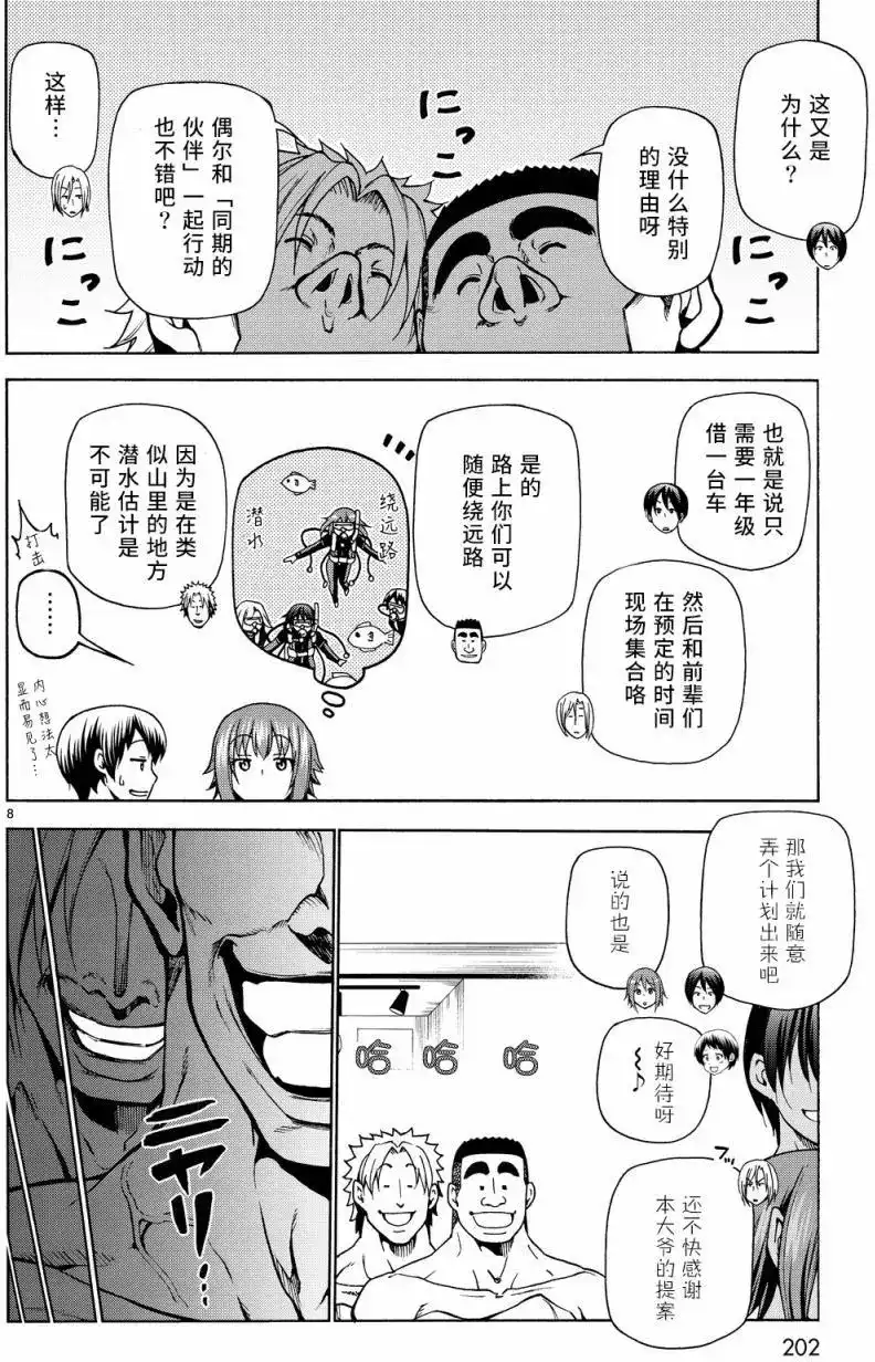 单话第33回-GRANDBLUE碧蓝之海-井上坚二 / 吉冈公威（第7张）