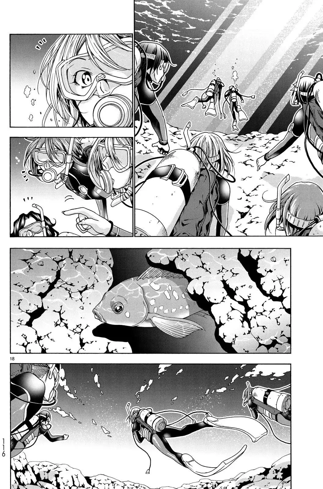 单话第35回-GRANDBLUE碧蓝之海-井上坚二 / 吉冈公威（第17张）