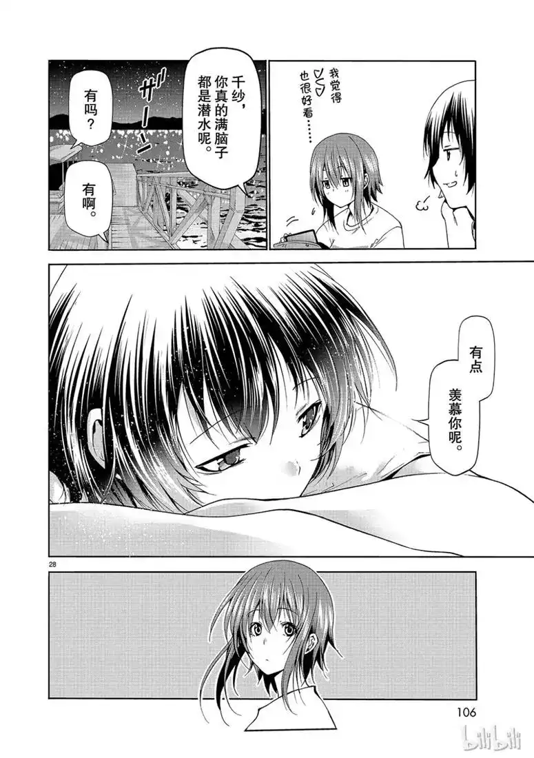 单话第55话女生夜聊-GRANDBLUE碧蓝之海-井上坚二 / 吉冈公威（第27张）