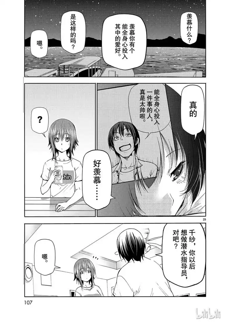 单话第55话女生夜聊-GRANDBLUE碧蓝之海-井上坚二 / 吉冈公威（第28张）