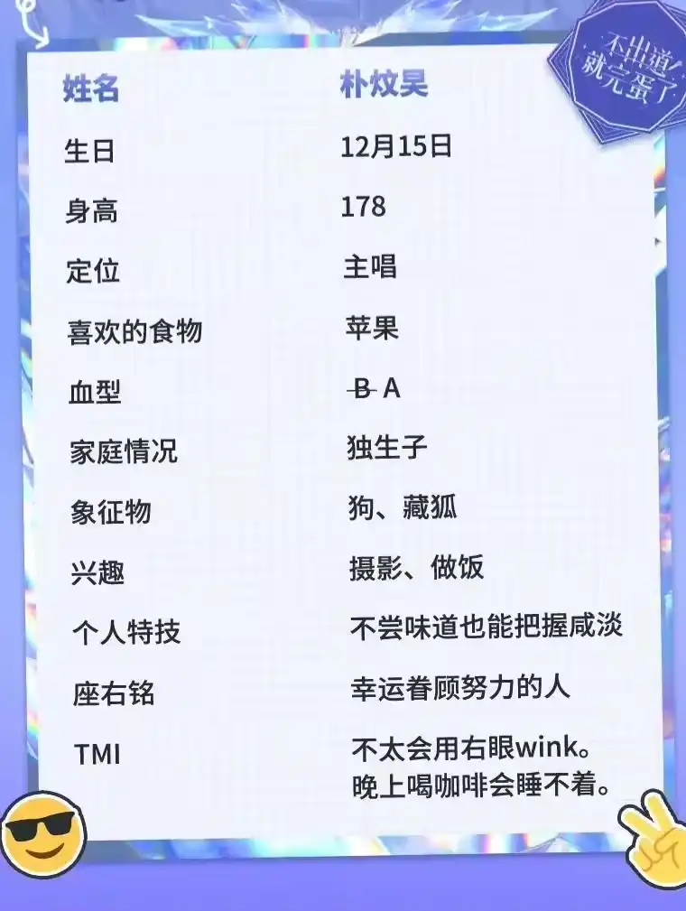 角色档案-不出道就完蛋了_h-jangjin,SOHEUN,DS.Back（第1张）