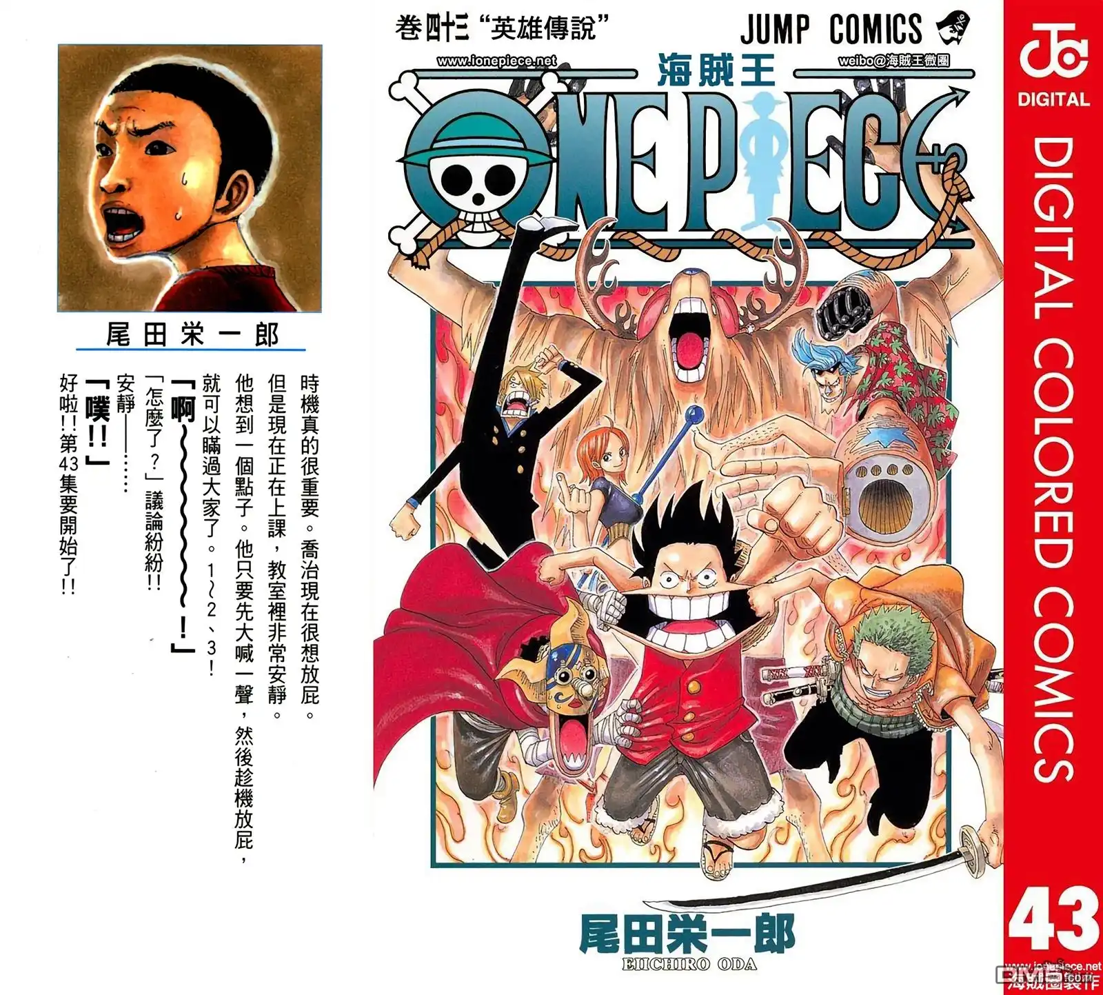 全彩版43卷-海贼王-尾田荣一郎（第1张）