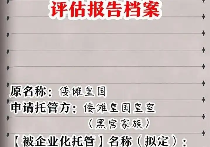 关于这个世界的情报倭傩皇国（GCH评估档案）-邪恶炼金术士搞不定自己的实验体.-云海鲸歌文化,作者: 犁墨刀（第2张）