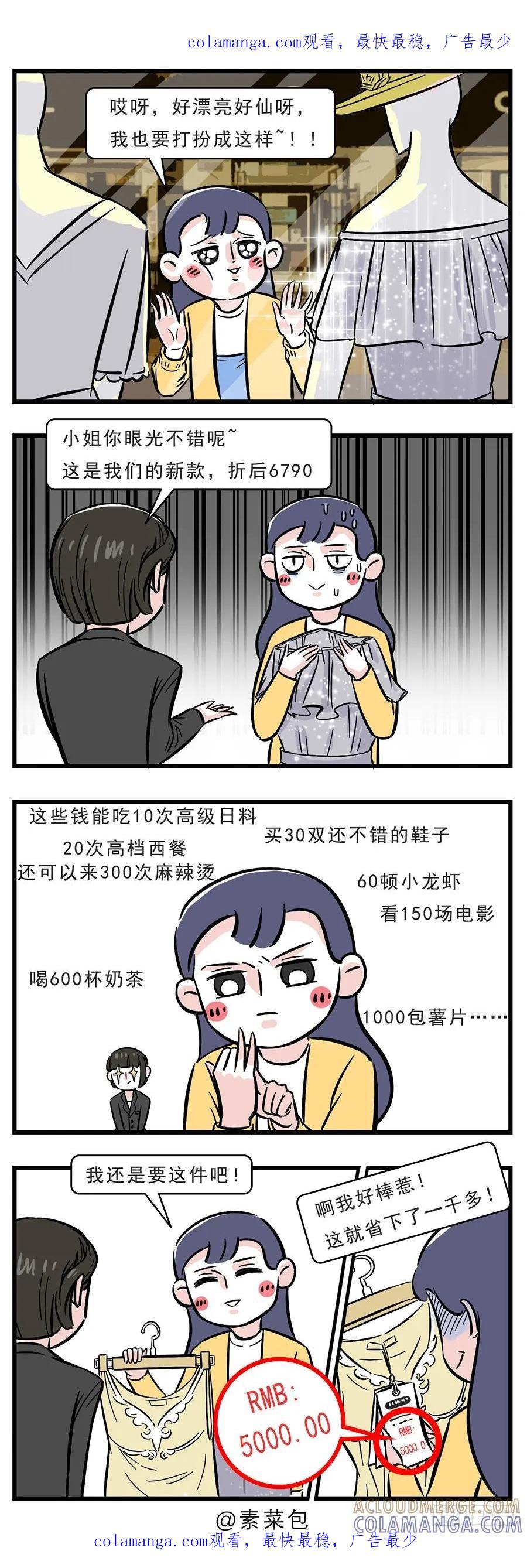 永远别去猜一个女人省钱的办法-素菜包-金姨（第1张）