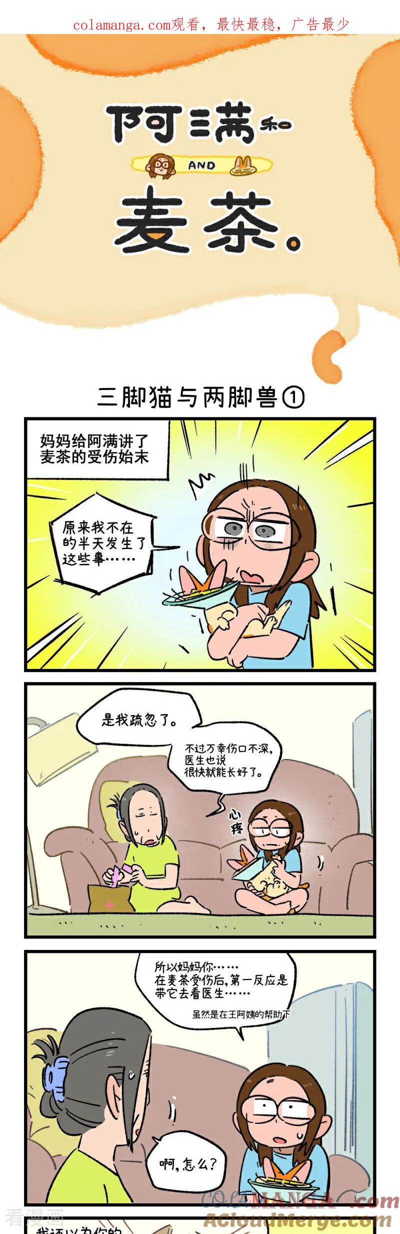 第234话-阿满和麦茶-新漫画 日胖大海寺（第1张）