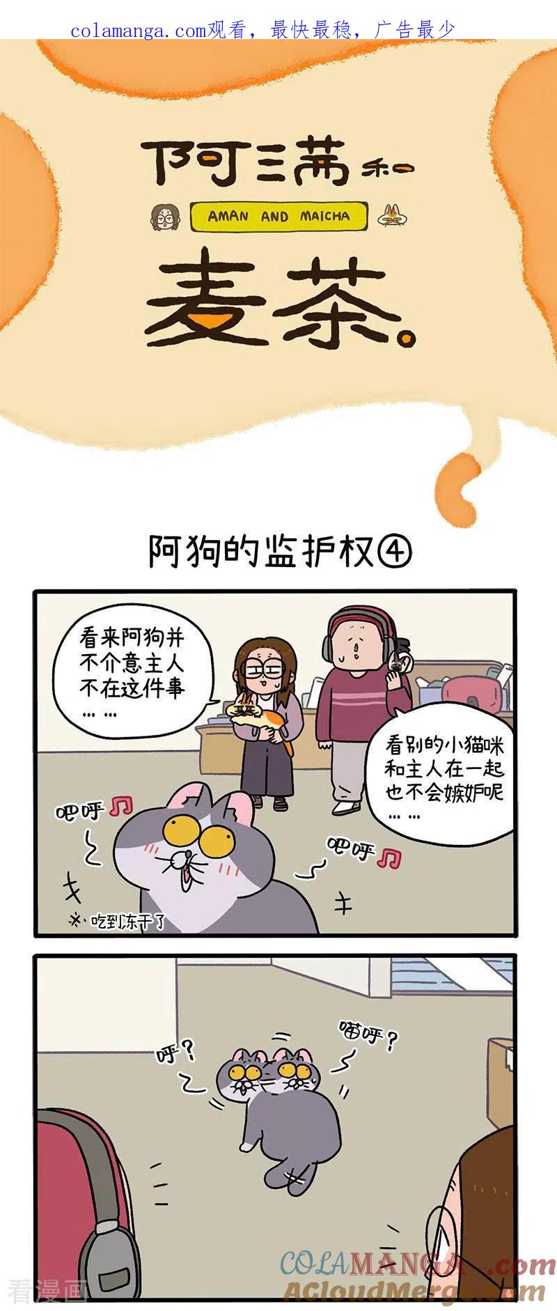 第88话2阿狗的监护权-阿满和麦茶-新漫画 日胖大海寺（第1张）
