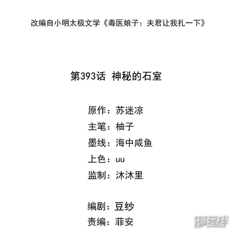 第393话神秘的石室-毒医嫡女-极漫文化（第2张）