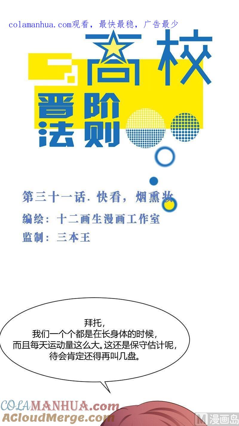 第31话快看，烟熏妆-高校晋阶法则-十二画生漫画工作室（第1张）