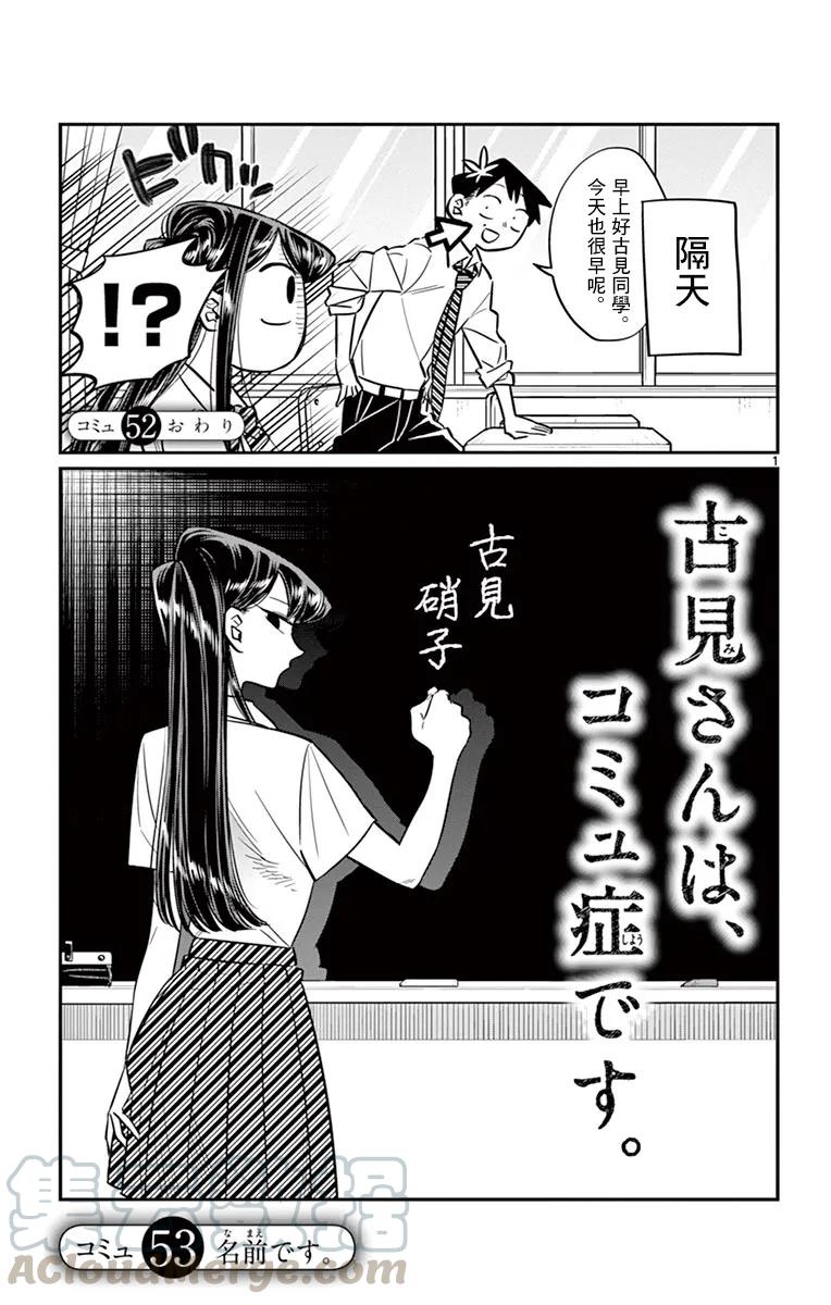 53名字-古见同学有交流障碍症-ODA TOMOHITO,小学馆（第1张）