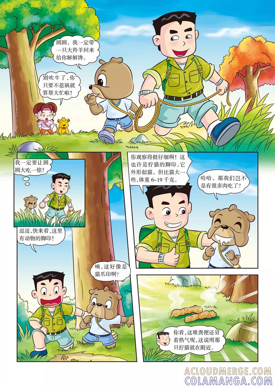 第6话无肉不欢-虹猫蓝兔漫画科学探险之南非草原历险记-虹猫蓝兔（第3张）