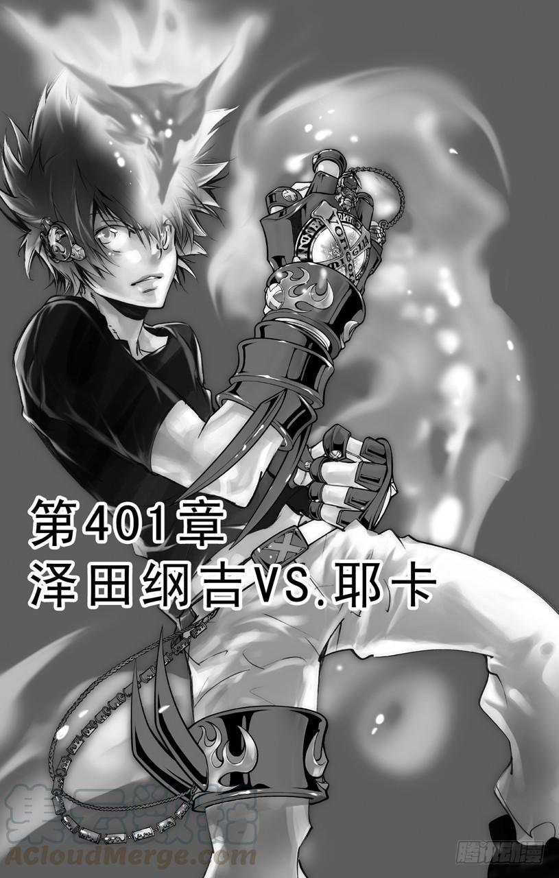 第401话泽田纲吉VS.耶卡-家庭教师-天野明（第1张）