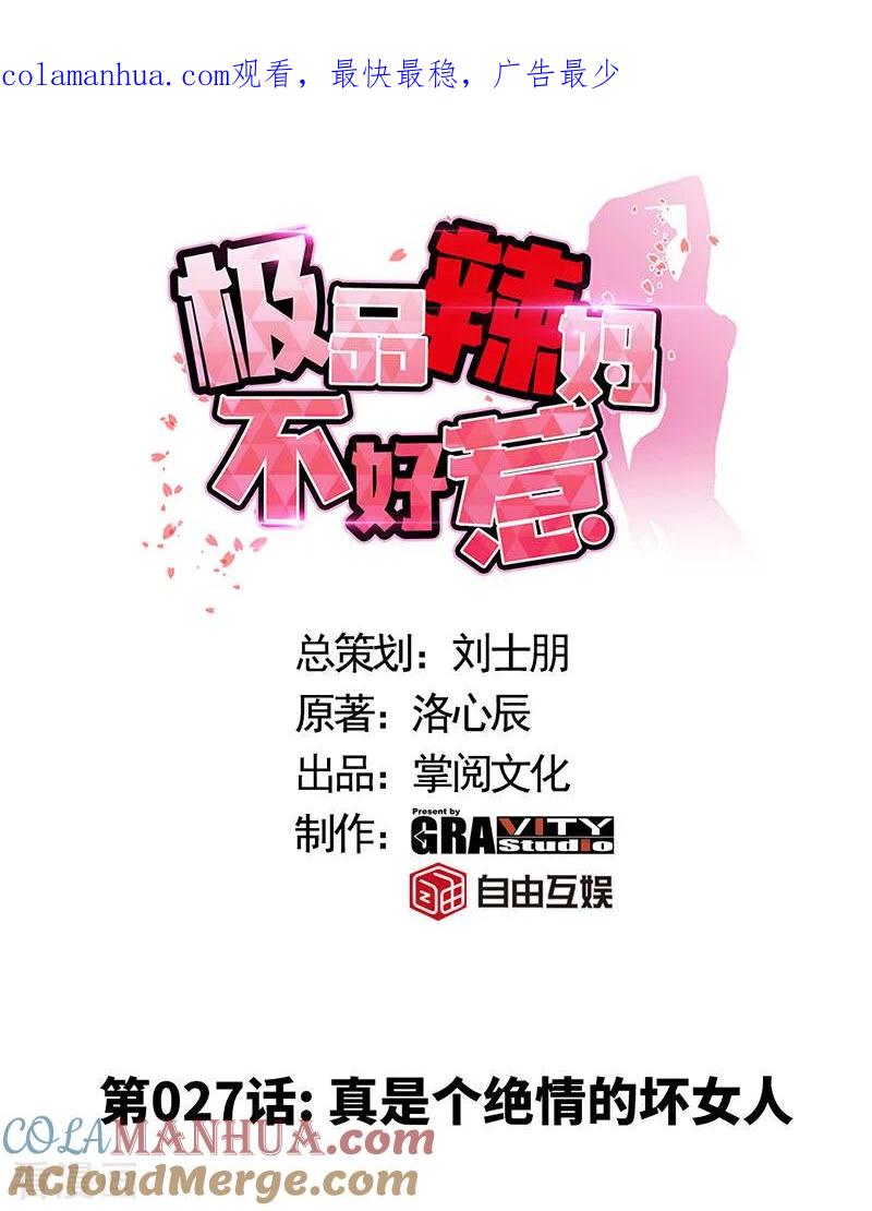 第27话真是个绝情的坏女人-极品辣妈不好惹-掌阅（第1张）