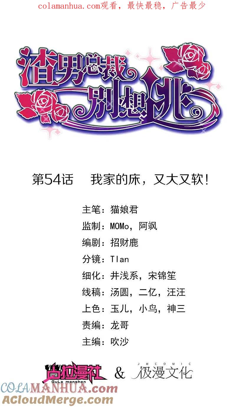 第54话我家的床，又大又软！-渣男总裁别想逃-极漫文化（第1张）