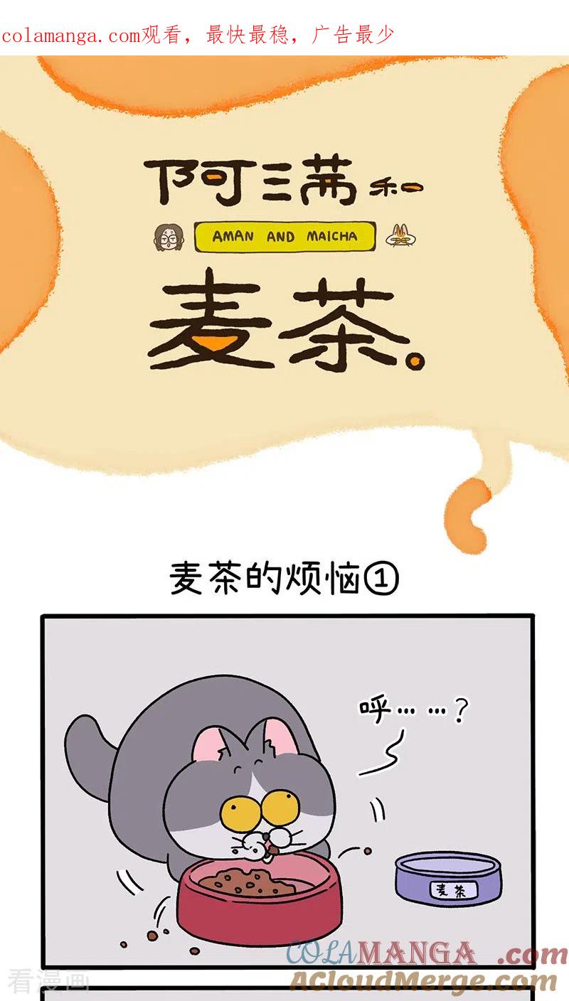 第91话麦茶的烦恼-阿满和麦茶-新漫画 日胖大海寺（第1张）
