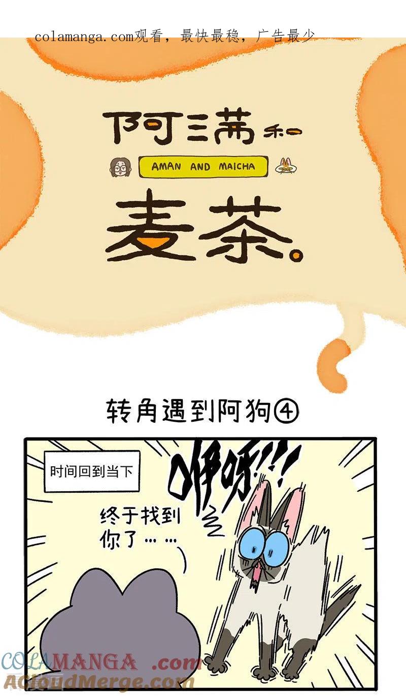 第71话2转角遇到阿狗-阿满和麦茶-新漫画 日胖大海寺（第1张）