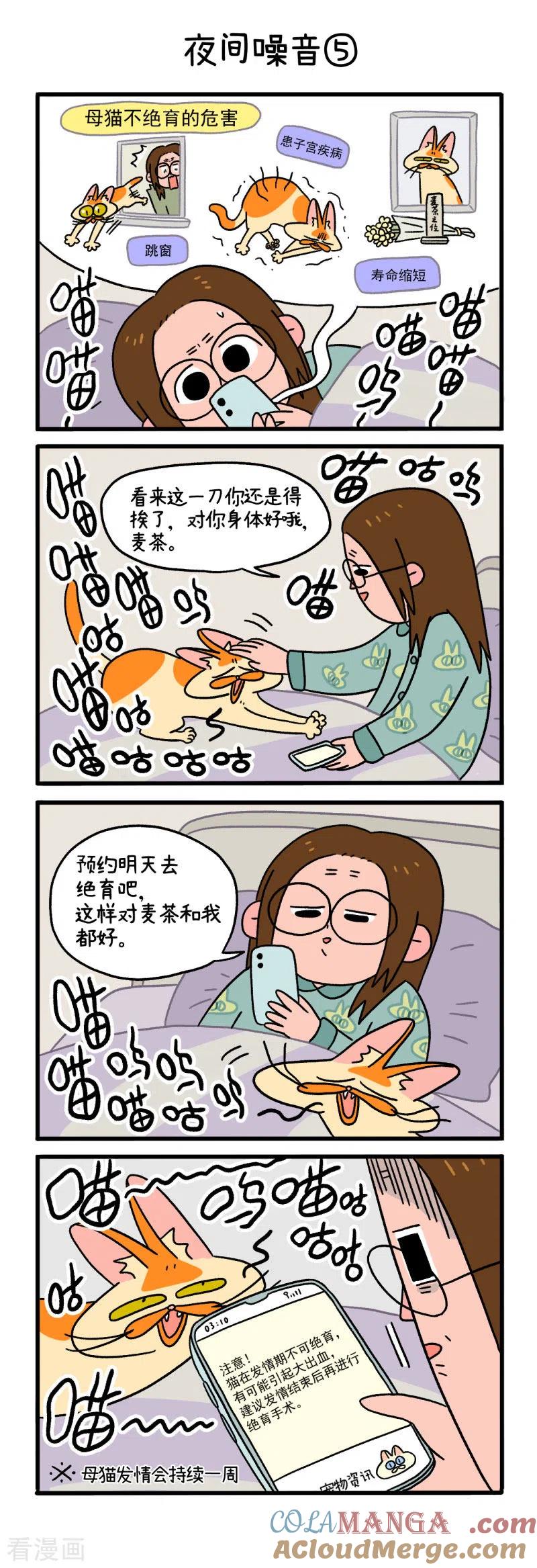 第12话2夜间噪音-阿满和麦茶-新漫画 日胖大海寺（第3张）