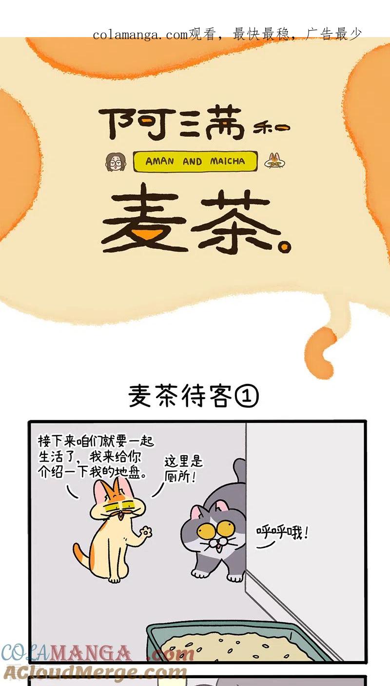 第90话麦茶待客-阿满和麦茶-新漫画 日胖大海寺（第1张）