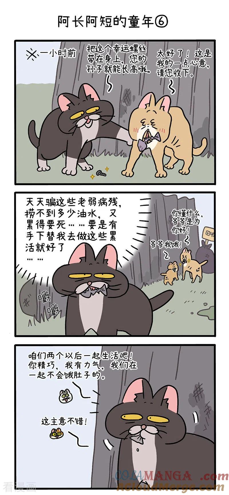 番外7下阿长阿短的童年-阿满和麦茶-新漫画 日胖大海寺（第5张）