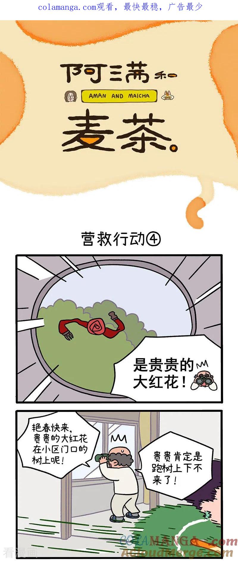 第44话2营救行动-阿满和麦茶-新漫画 日胖大海寺（第1张）