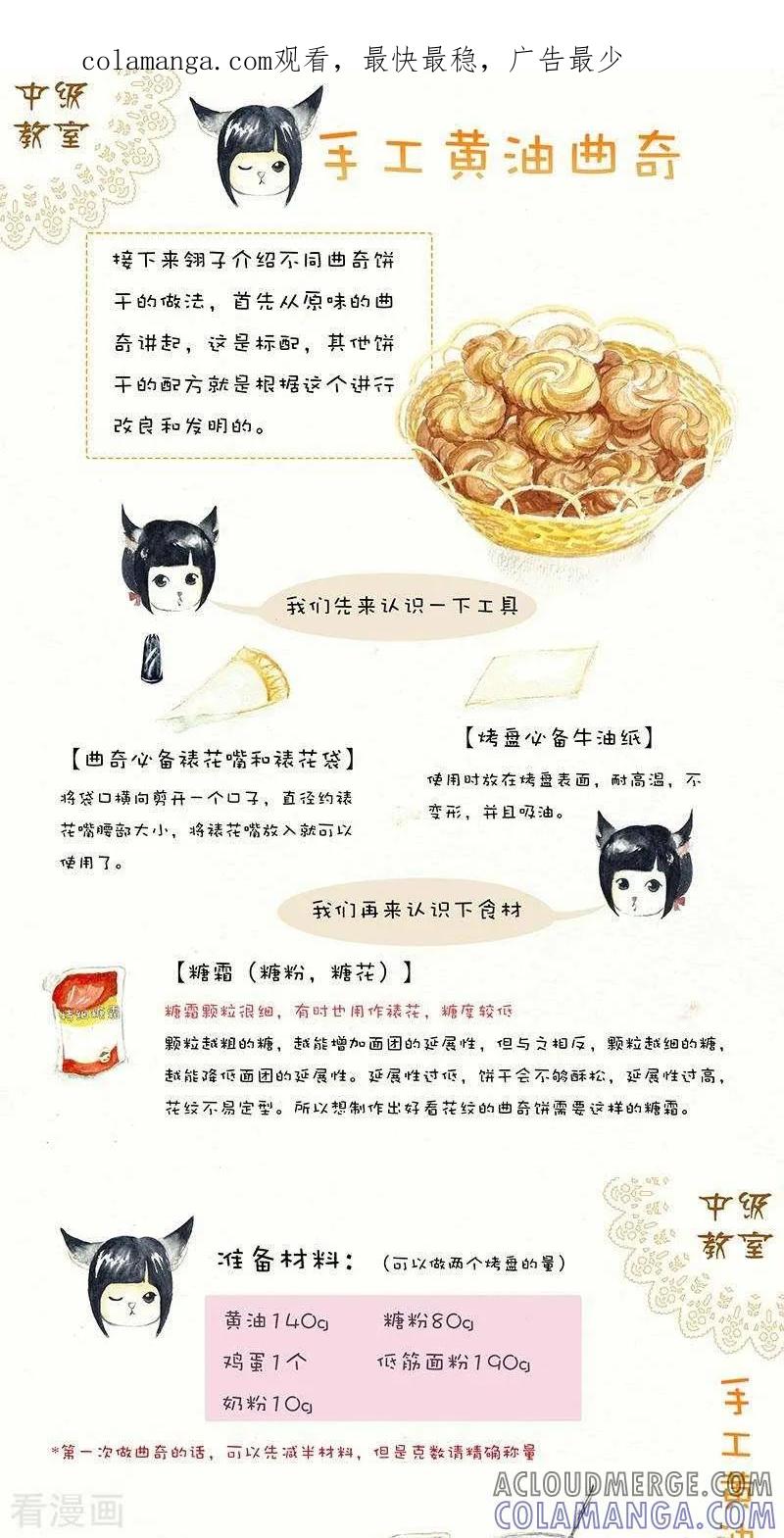 第88话手工黄油曲奇-翎子的吃货部落-翎沙华（第1张）