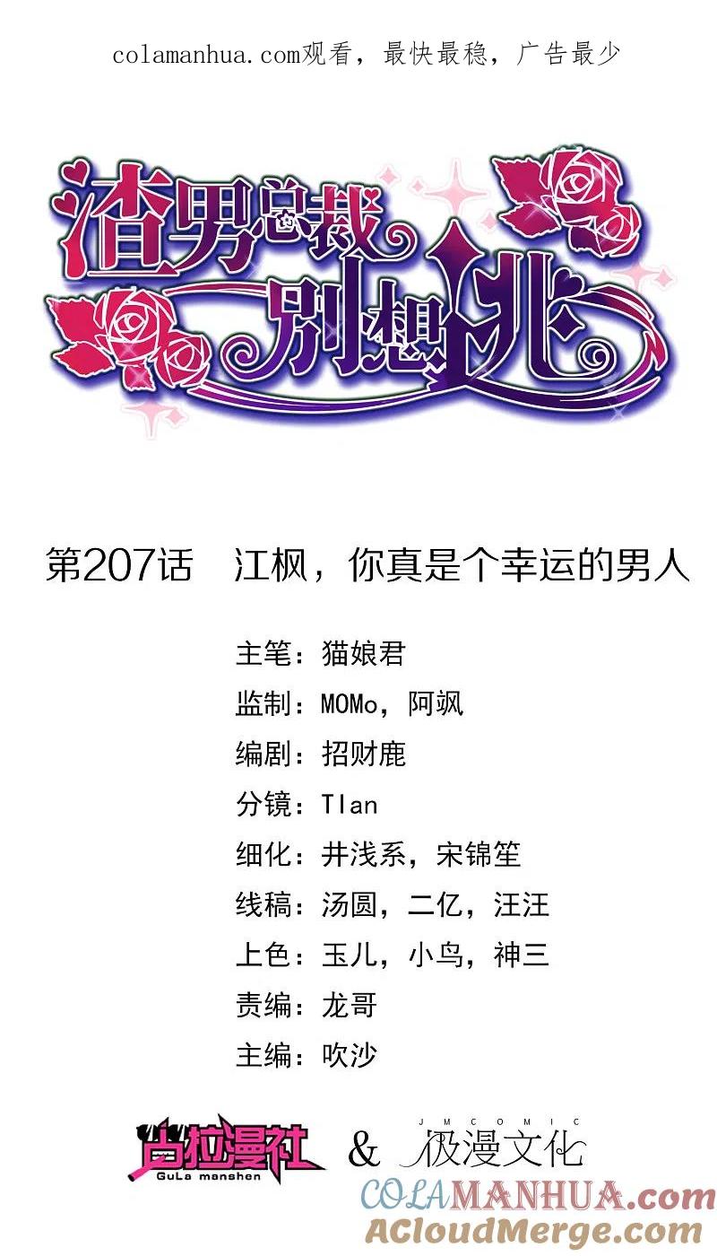 第207话江枫，你真是个幸运的男人-渣男总裁别想逃-极漫文化（第1张）