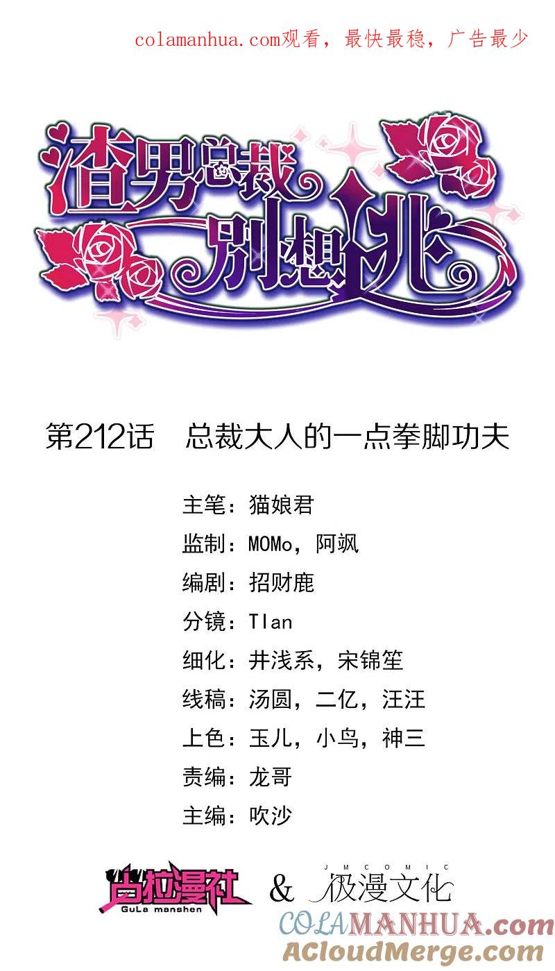 第212话总裁大人的一点拳脚功夫-渣男总裁别想逃-极漫文化（第1张）