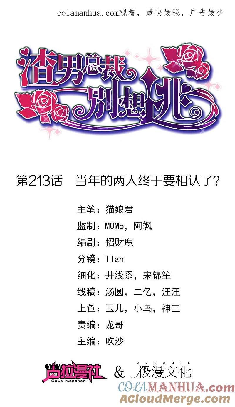 第213话当年的两人终于要相认了？-渣男总裁别想逃-极漫文化（第1张）