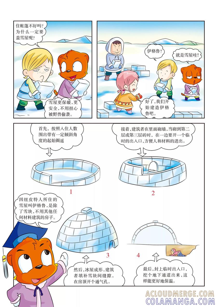 第8话住进了伊格鲁-虹猫蓝兔漫画科学探险之阿拉斯加历险记-虹猫蓝兔（第6张）