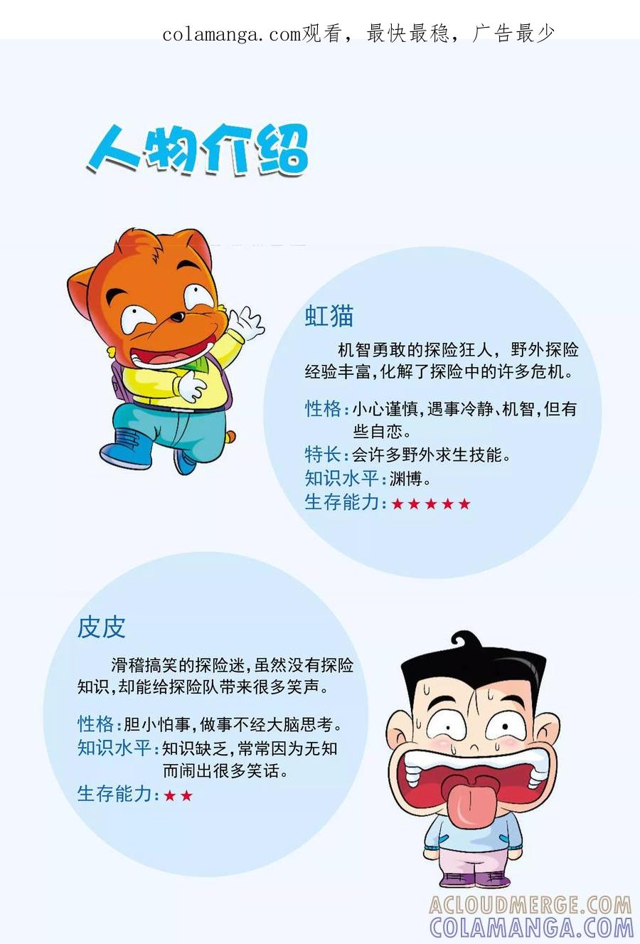 第1话向罗布泊进军-虹猫蓝兔漫画科学探险之罗布泊历险记-虹猫蓝兔（第1张）