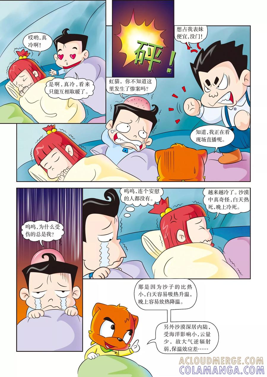 第4话惊险一夜-虹猫蓝兔漫画科学探险之罗布泊历险记-虹猫蓝兔（第3张）