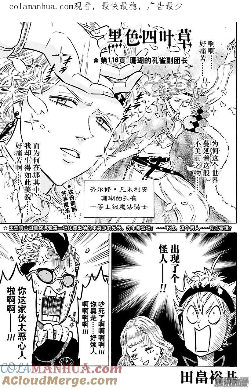 116-黑色四叶草-田畠裕基,集英社（第1张）