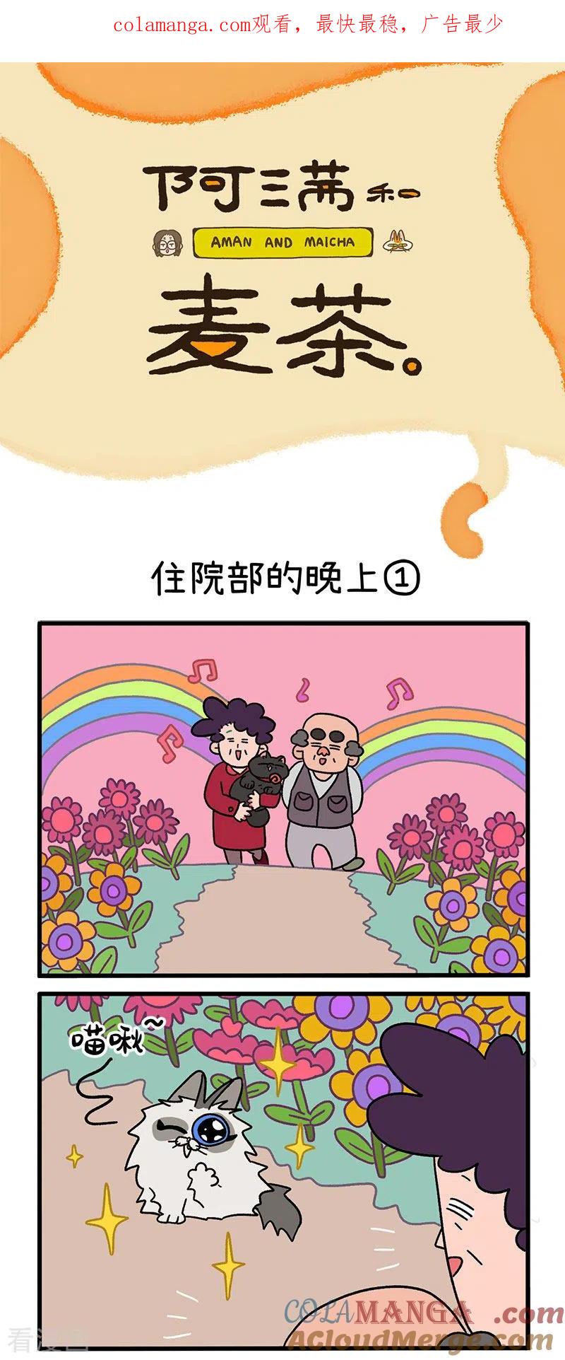 第19话1住院部的晚上-阿满和麦茶-新漫画 日胖大海寺（第1张）