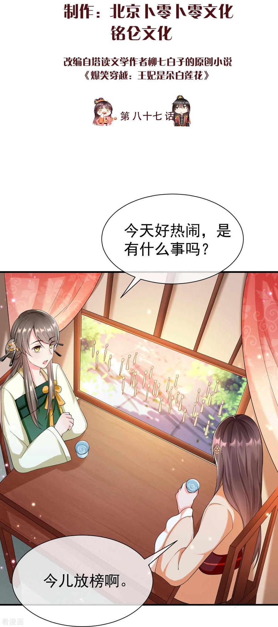 第87话放榜-王妃是朵白莲花-插电动漫（第2张）
