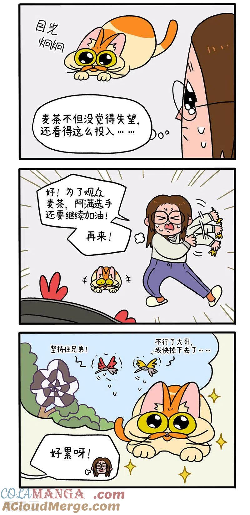 第60话飞镖游戏-阿满和麦茶-新漫画 日胖大海寺（第3张）