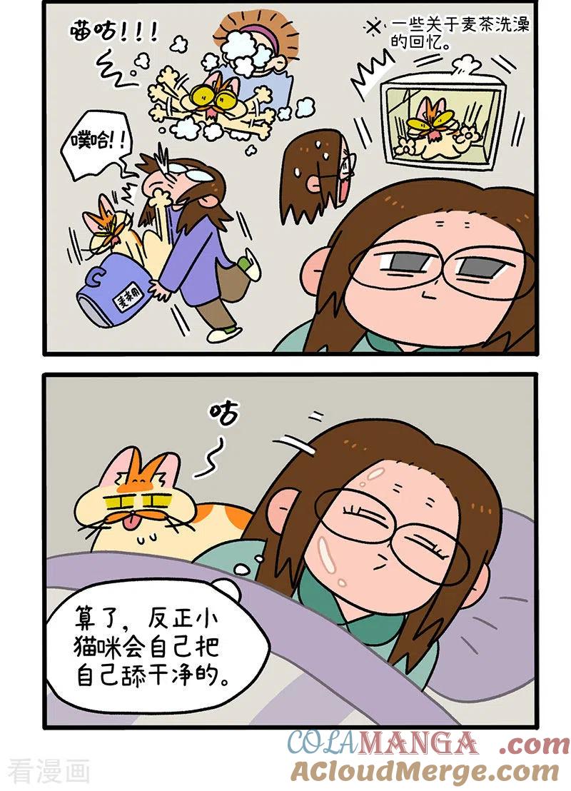 第55话洗澡的理由-阿满和麦茶-新漫画 日胖大海寺（第2张）