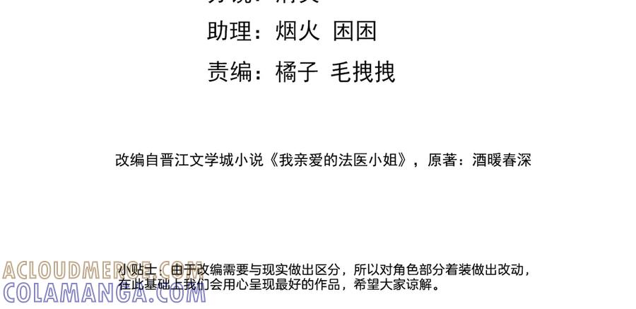 第99话惦记-我亲爱的法医小姐-酒暖春深（原著）+鲸元社（画面）+ 欲言文化（编剧）（第4张）