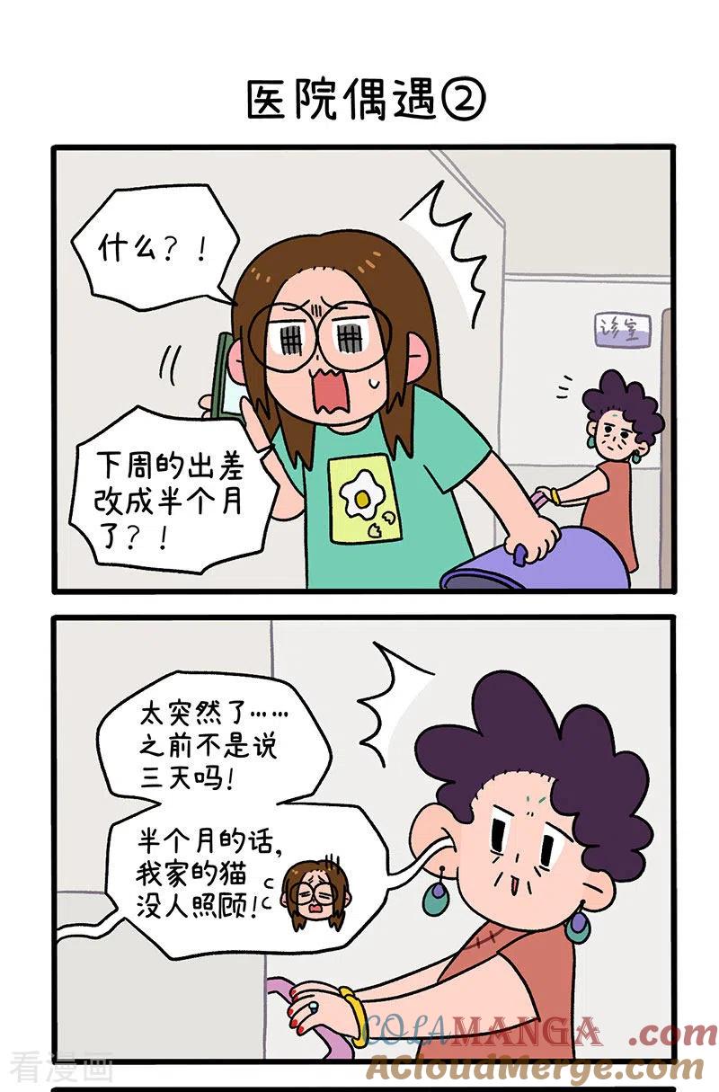 第33话医院偶遇-阿满和麦茶-新漫画 日胖大海寺（第3张）