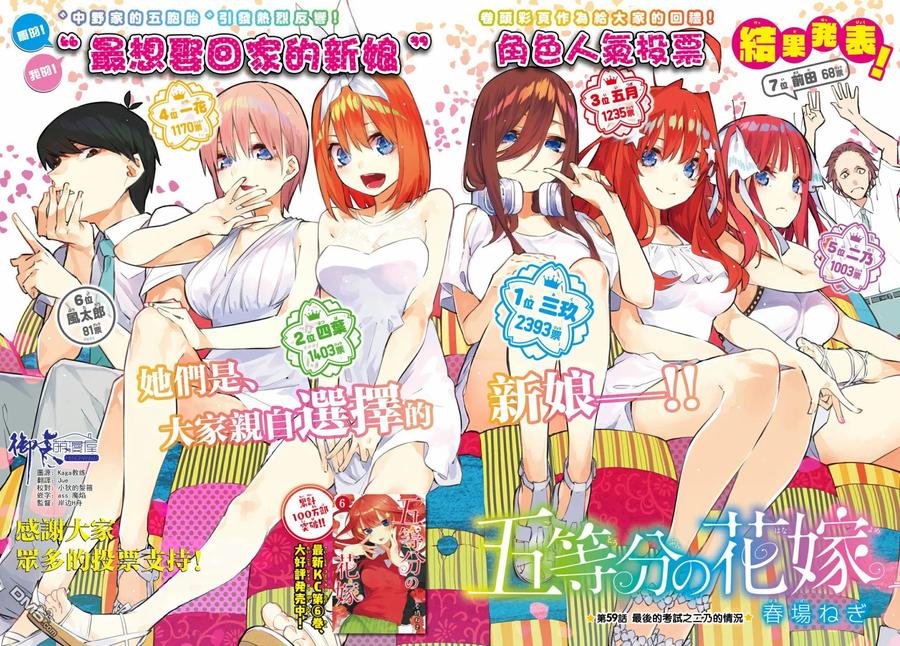 第59话最后的考试之二乃的情况-五等分的花嫁-春场ねぎ（第2张）