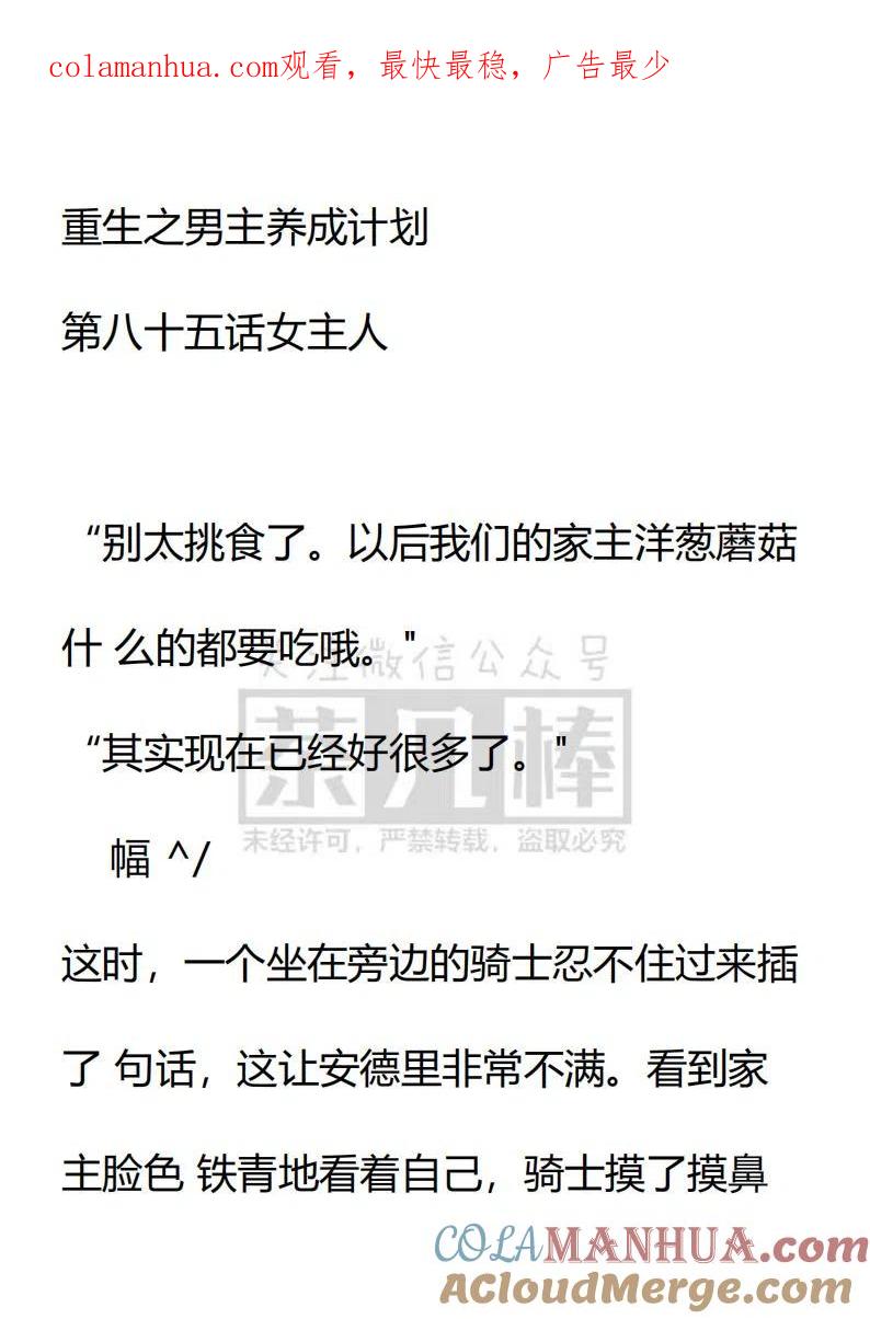 第85话女主人-小说版穿越成公爵家的女仆-Aloha（主笔）+ Jooahri（原作）（第1张）