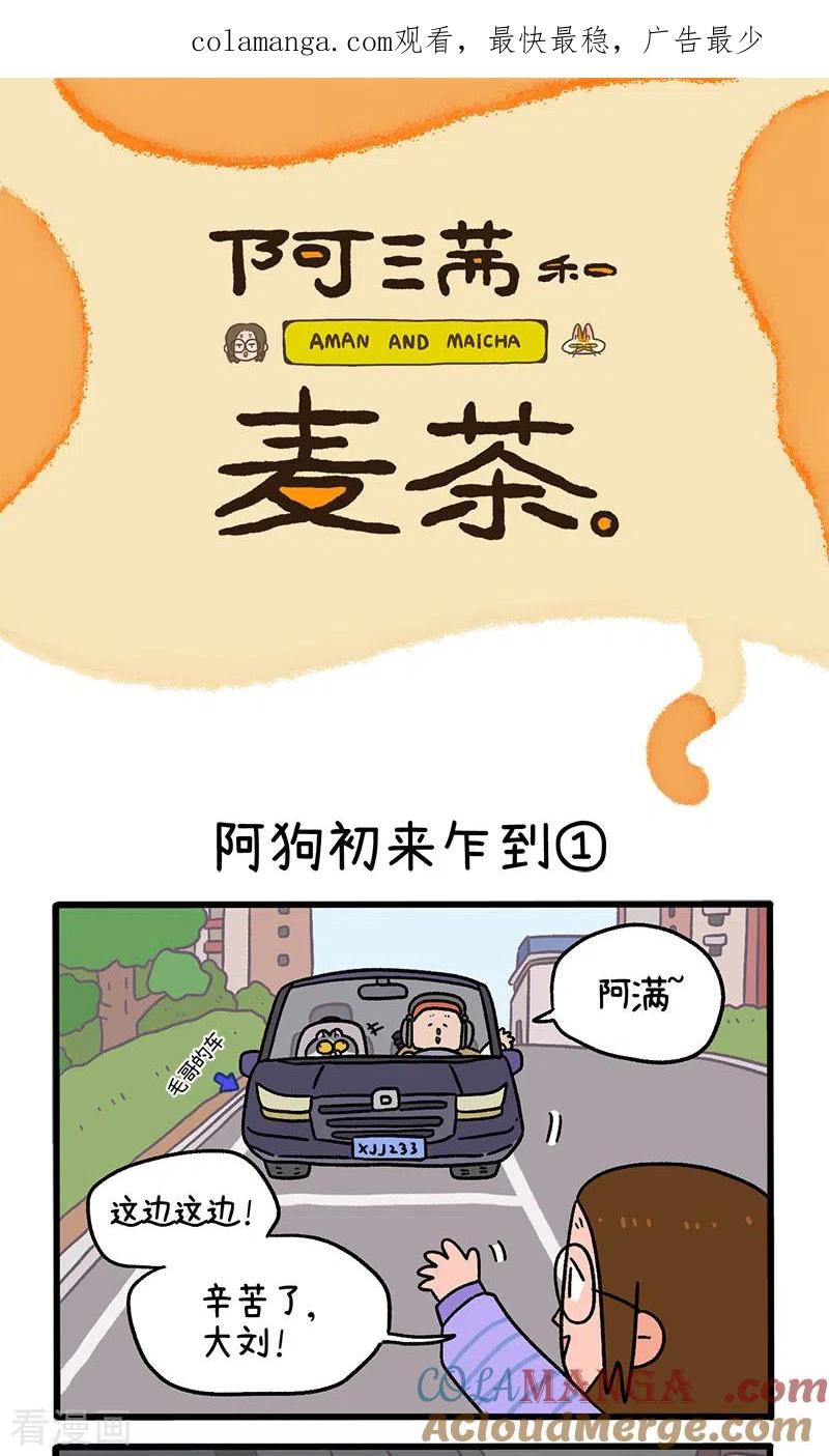 第89话1阿狗初来乍到-阿满和麦茶-新漫画 日胖大海寺（第1张）