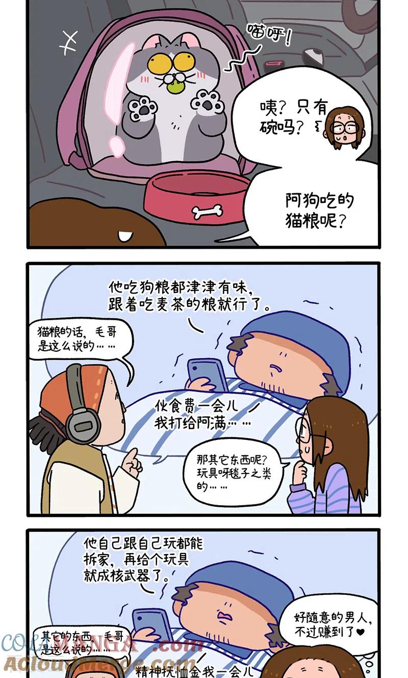 第89话1阿狗初来乍到-阿满和麦茶-新漫画 日胖大海寺（第2张）