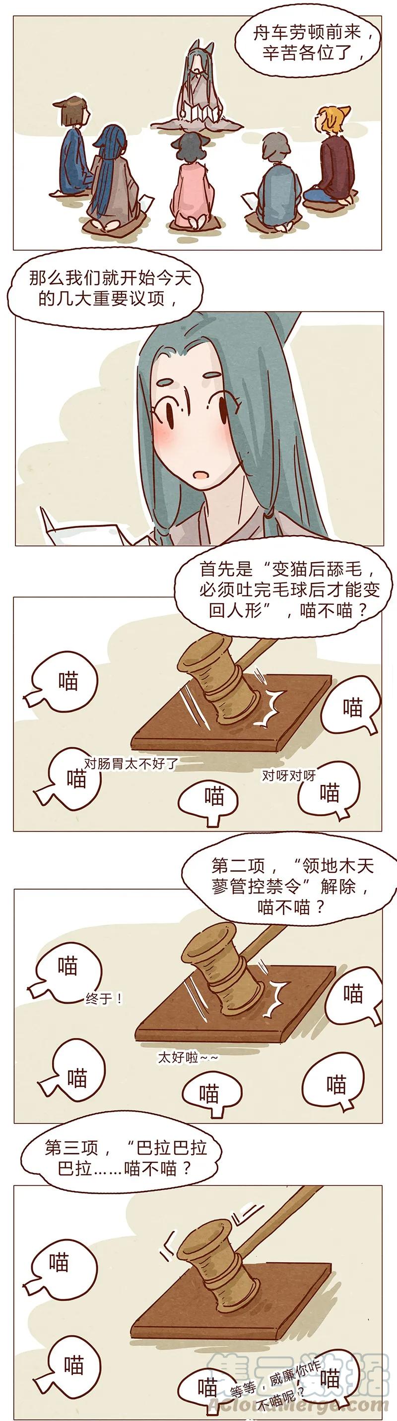 128话喵不喵-喂，看见耳朵啦-特雷西胡,漫漫漫画（第9张）