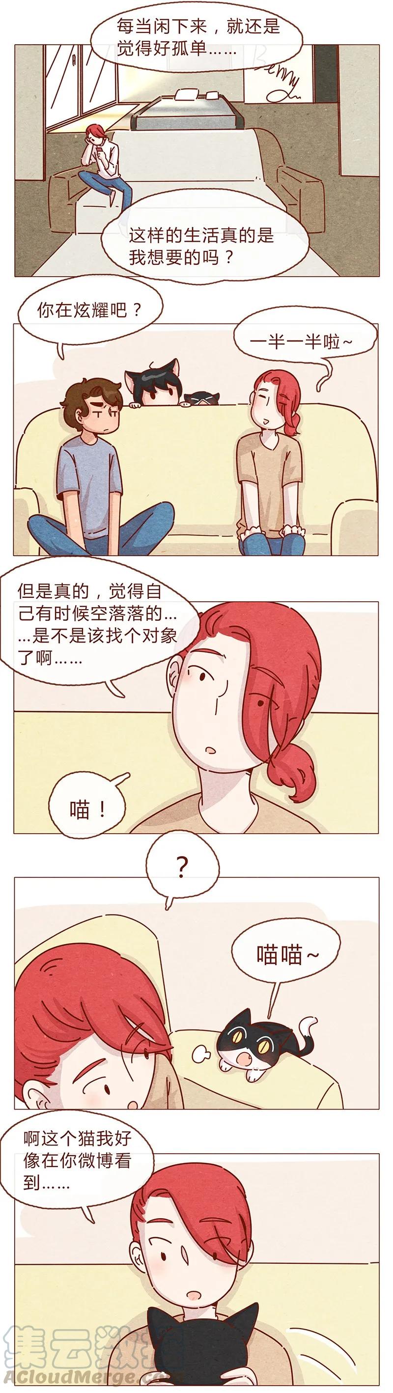 203话遇到命中注定的猫猫-喂，看见耳朵啦-特雷西胡,漫漫漫画（第5张）