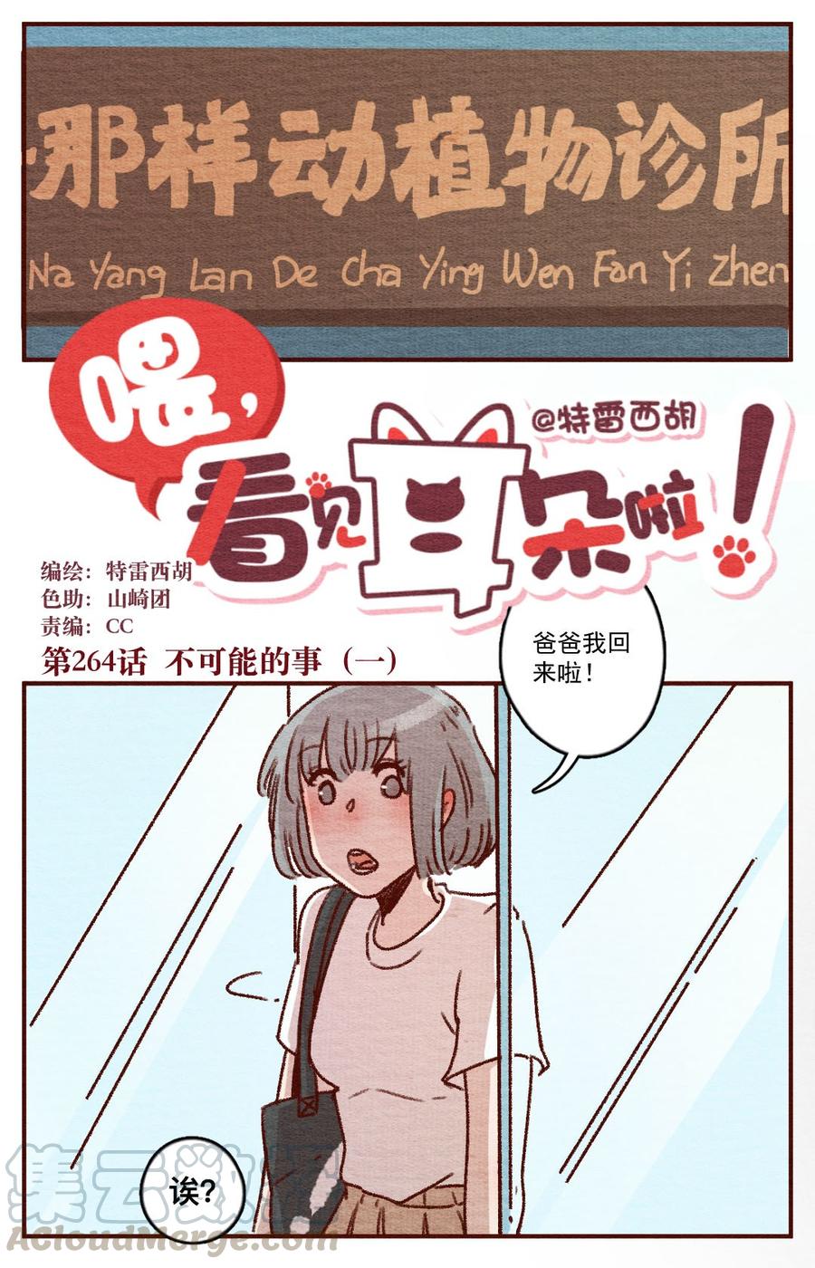 264话不可能的事（一）-喂，看见耳朵啦-特雷西胡,漫漫漫画（第1张）