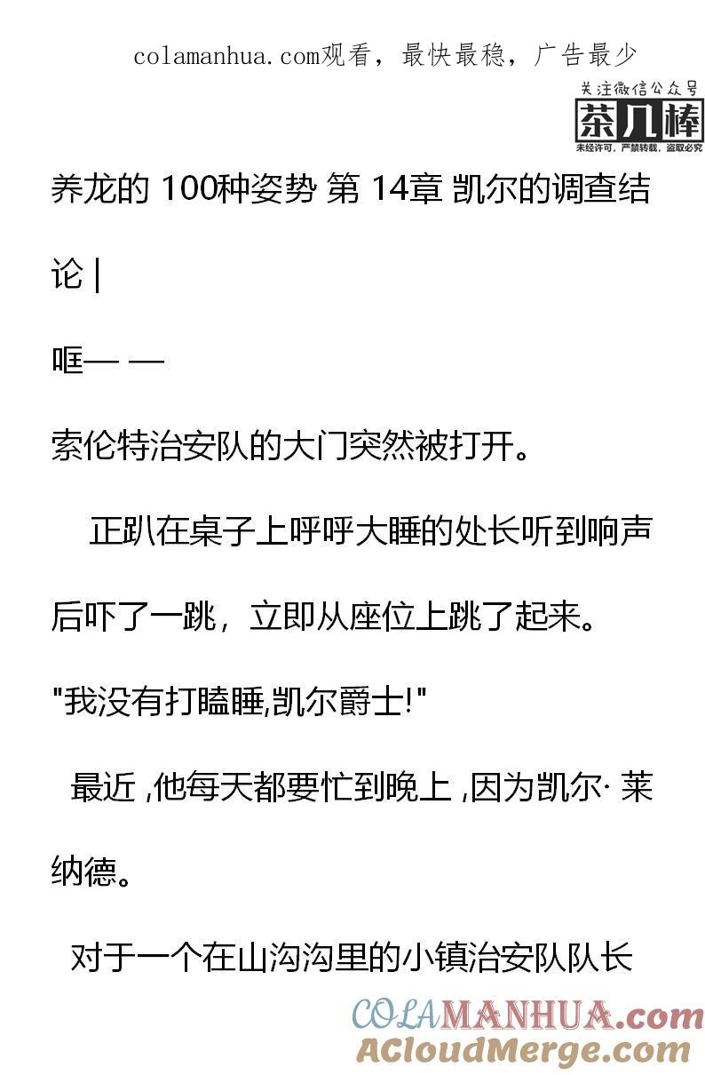 第14章凯尔的调查结果-养龙的100种姿势 小说-达瑟儿（第1张）