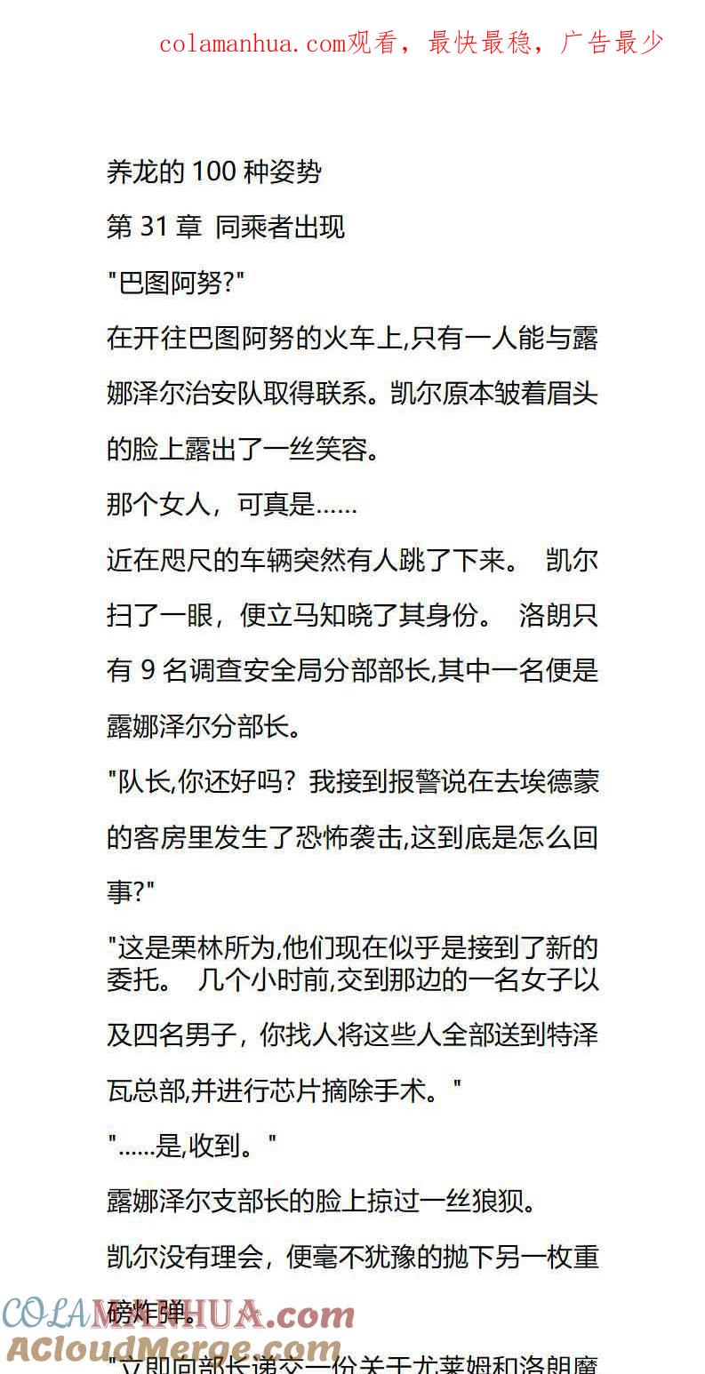 第31章同乘者出现-养龙的100种姿势 小说-达瑟儿（第1张）